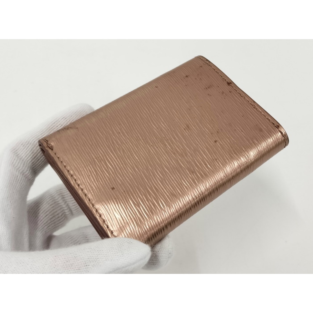 PRADA - PRADA コンパクトウォレット 三つ折り財布 レザー PRADA - PRADA コンパクトウォレット 三つ折り財布 レザー