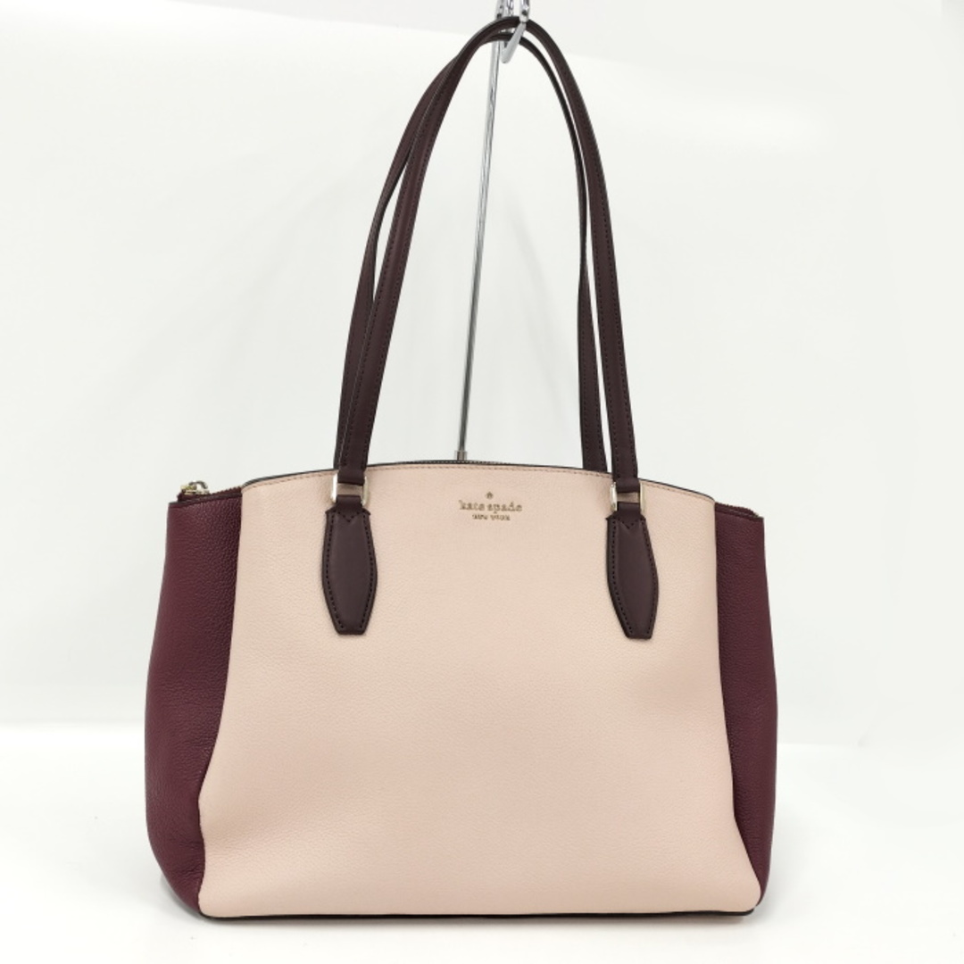 kate spade new york(ケイトスペードニューヨーク)のKate Spade トートバッグ レザー ピンク パープル レディースのバッグ(ショルダーバッグ)の商品写真