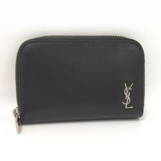 サンローラン(Saint Laurent)のSAINT LAURENT PARIS コインケース ラウンドファスナー レザー(コインケース/小銭入れ)