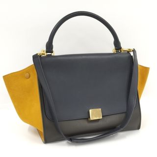 セリーヌ(celine)のCELINE トラペーズ 2WAY ハンドバッグ ショルダーバッグ レザー(その他)