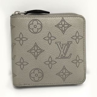 ルイヴィトン(LOUIS VUITTON)のLOUIS VUITTON ジッピー コンパクトウォレット モノグラムマヒナ(財布)