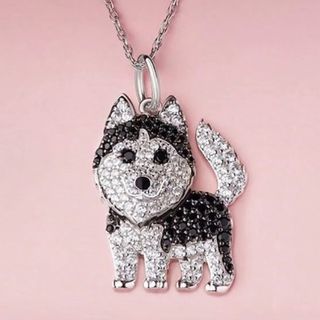 価格相談歓迎! 新品 ハスキー犬 犬 ネックレス ペンダント アクセサリー(ネックレス)