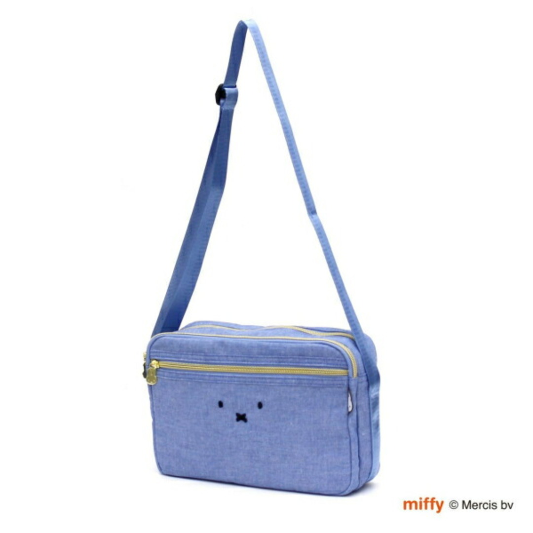 miffy(ミッフィー)のミッフィー miffy ミニショルダーバッグ フェイスライトブルー レディースのバッグ(ショルダーバッグ)の商品写真