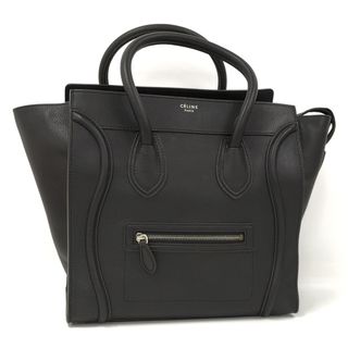 セリーヌ(celine)のCELINE トートバッグ ラゲージミニショッパー レザー ブラック(トートバッグ)