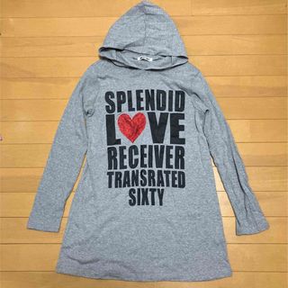 フード付きTシャツ　グレー　SPLENDID LOVE(Tシャツ(長袖/七分))