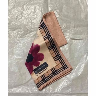 バーバリー(BURBERRY)の未使用 バーバリー burberry 花柄 ハンカチ ブランドハンカチ(ハンカチ)