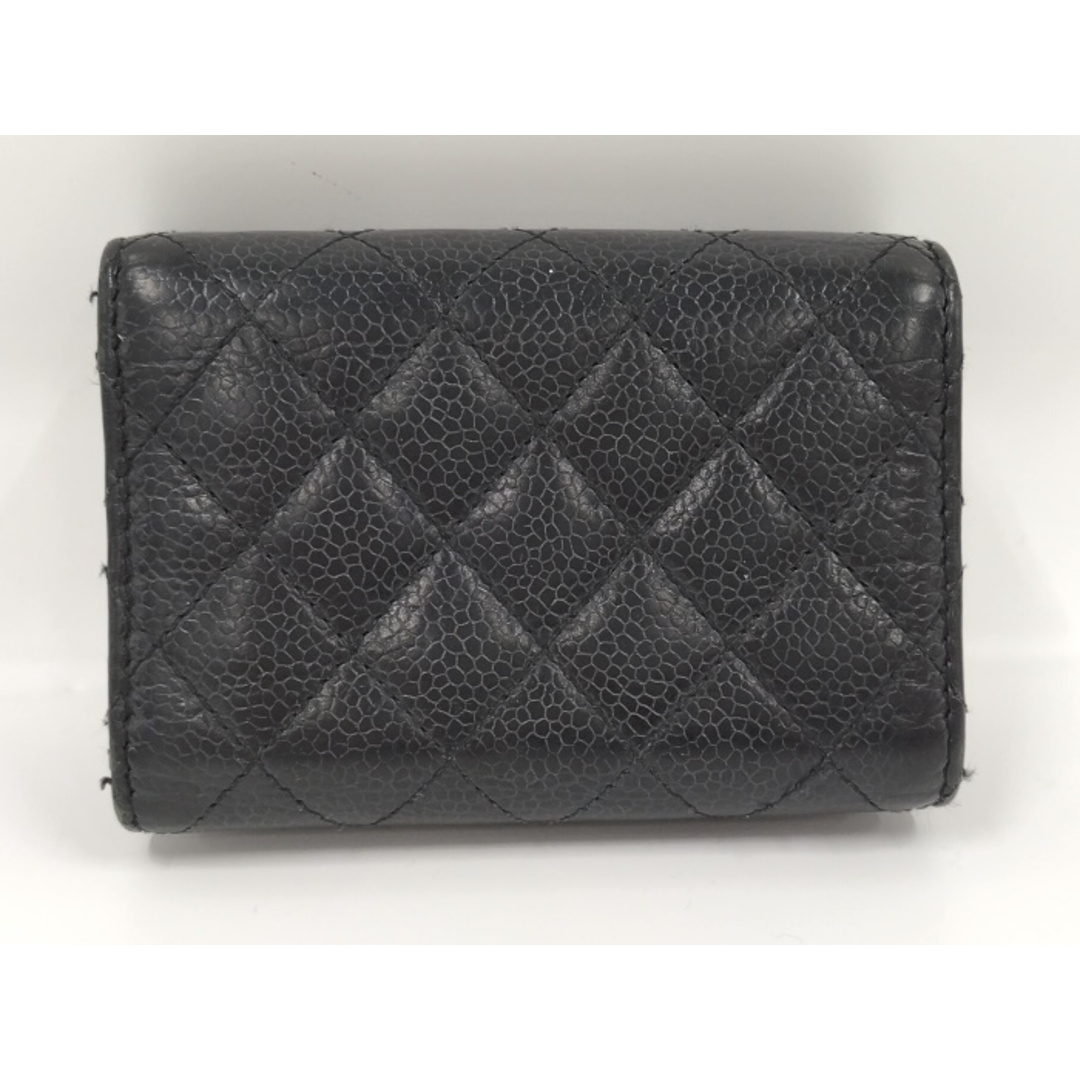 CHANEL ボーイシャネルスモールフラップ 三つ折り財布 レザー CHANEL ボーイシャネルスモールフラップ 三つ折り財布 レザー