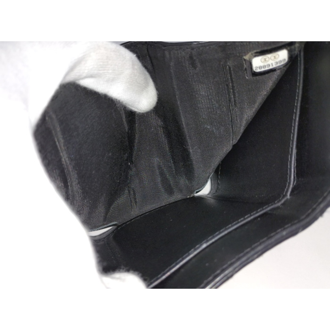 CHANEL ボーイシャネルスモールフラップ 三つ折り財布 レザー CHANEL ボーイシャネルスモールフラップ 三つ折り財布 レザー