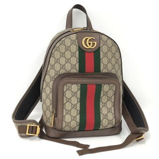 グッチ(Gucci)のGUCCI オフィディア リュックサック GGスプリーム PVC ベージュ(リュック/バックパック)