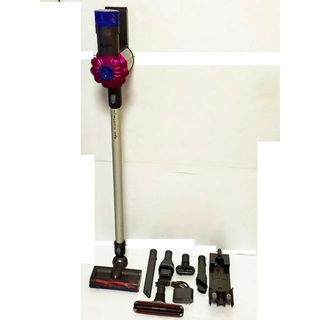 ダイソン(Dyson)のダイソン・V6系・サイクロン内部洗浄済！充電器・ブラケット・新品アタッチメント５(掃除機)