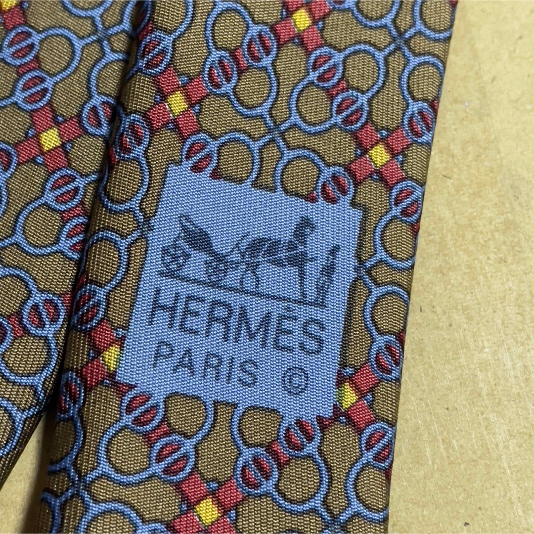 Hermes(エルメス)のHERMES エルメス ネクタイ　100silk フランス製 7109OA メンズのファッション小物(ネクタイ)の商品写真