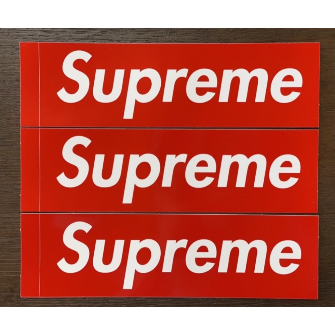 Supreme(シュプリーム)のsupreme box logo ステッカー ３枚 メンズのファッション小物(その他)の商品写真