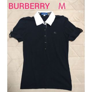 バーバリーブルーレーベル(BURBERRY BLUE LABEL)の☺セール☺ 【美品】バーバリー 襟付トップス 38(カットソー(半袖/袖なし))