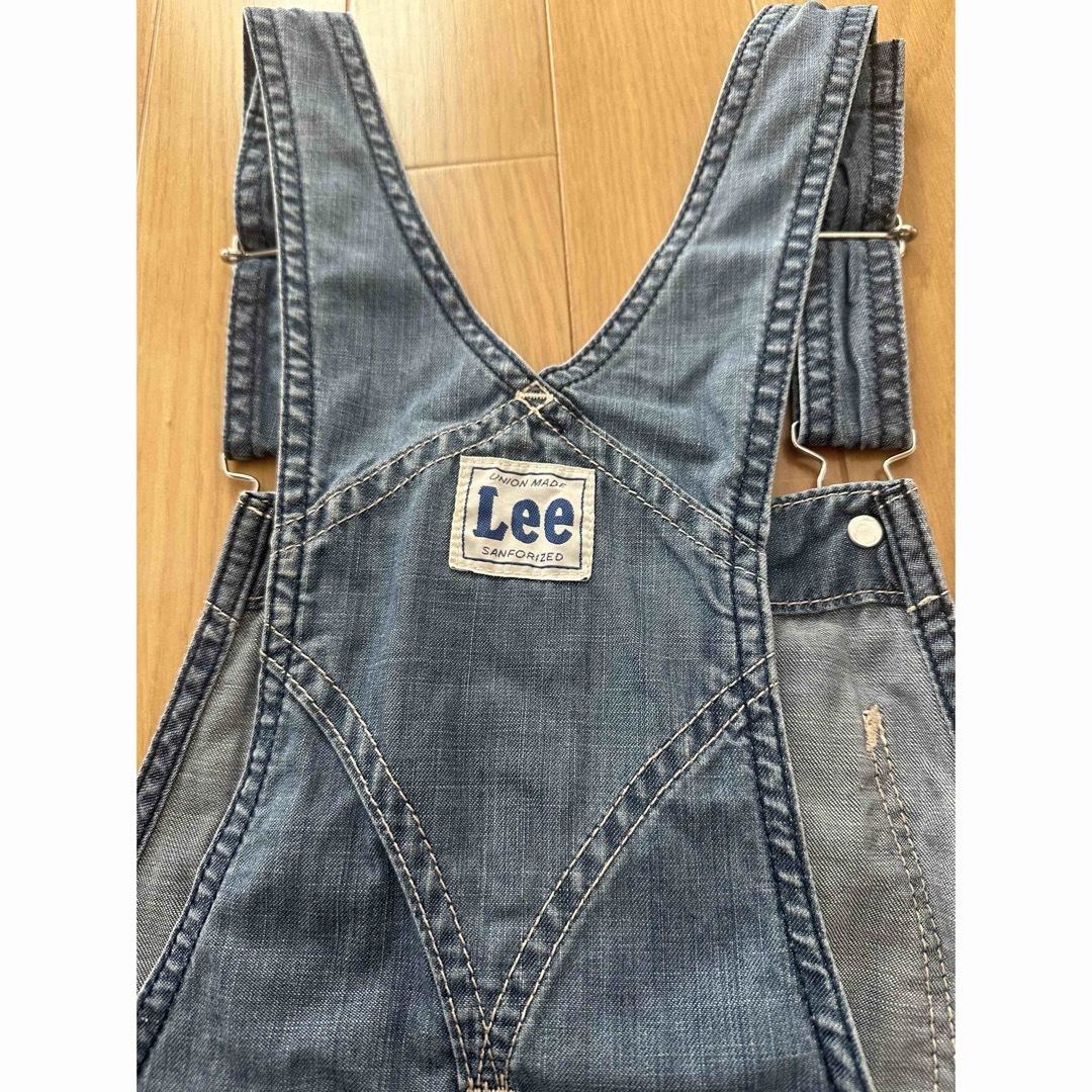 Lee ジャンパースカート　140 サロペット　130 デニム リー オーバー キッズ/ベビー/マタニティのキッズ服女の子用(90cm~)(ワンピース)の商品写真