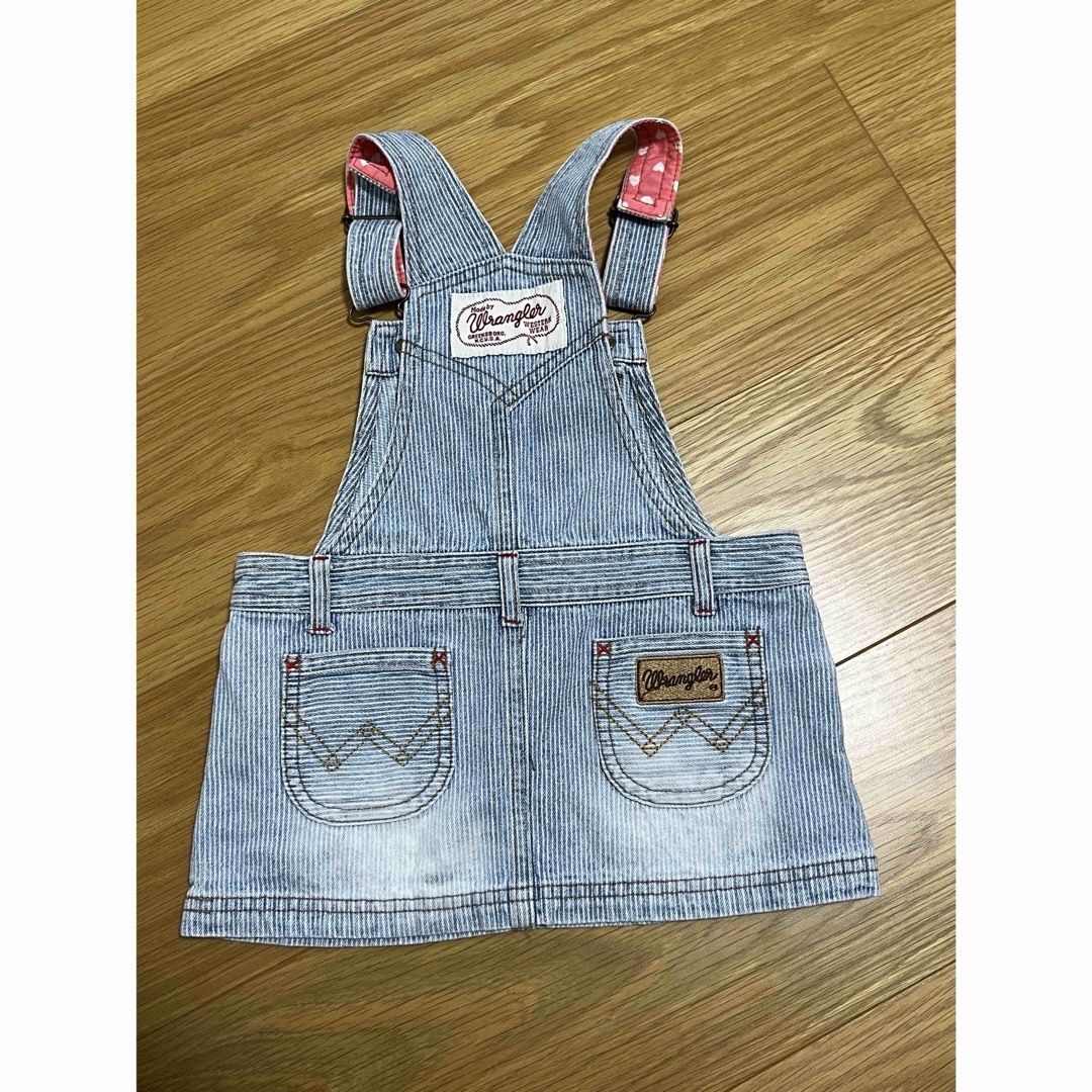 Wrangler(ラングラー)のラングラー　オーバースカート　90 キッズ/ベビー/マタニティのキッズ服女の子用(90cm~)(スカート)の商品写真