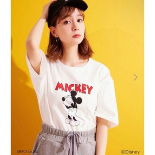 Heather ディズニーキャラクターBIG Tシャツ ミッキー ユニセックス