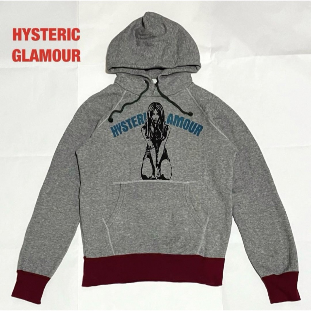 HYSTERIC GLAMOUR(ヒステリックグラマー)の【希少】HYSTERIC GLAMOUR　パーカー　ヒスガール　初期タグ　90s メンズのトップス(パーカー)の商品写真