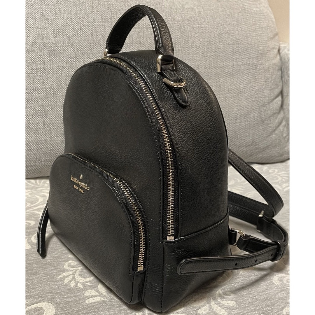 kate spade new york(ケイトスペードニューヨーク)のケイトスペード  レザーリュック　美品 レディースのバッグ(リュック/バックパック)の商品写真