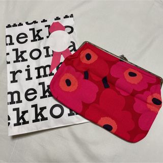 マリメッコ(marimekko)の＊新品＊マリメッコ　がま口ポーチ(ポーチ)