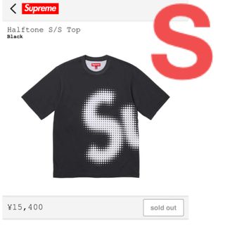 シュプリーム(Supreme)の【Sサイズ】Supreme ハーフトーン S/S トップ ブラック 黒 24SS(Tシャツ/カットソー(半袖/袖なし))