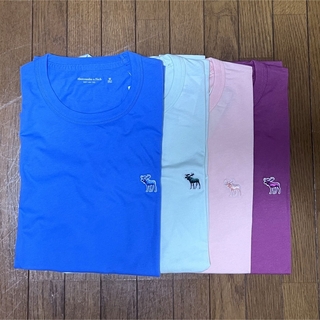 アバクロンビーアンドフィッチ(Abercrombie&Fitch)のMサイズ4枚SETアバクロ Abercrombie&Fitch半袖Tシャツ(Tシャツ/カットソー(半袖/袖なし))