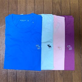 アバクロンビーアンドフィッチ(Abercrombie&Fitch)のMサイズ4枚SETアバクロ Abercrombie&Fitch半袖Tシャツ(Tシャツ/カットソー(半袖/袖なし))