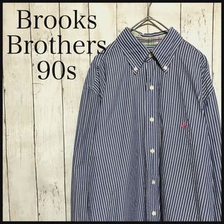 ブルックスブラザース(Brooks Brothers)のブルックスブラザーズ 長袖BDストライプシャツワンポイント刺繍ロゴZ1142(シャツ)