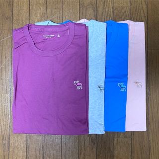 アバクロンビーアンドフィッチ(Abercrombie&Fitch)のXLサイズ4枚SET アバクロ Abercrombie&Fitch半袖Tシャツ(Tシャツ/カットソー(半袖/袖なし))