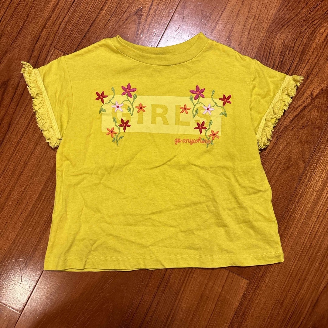 女の子　夏服　110cm キッズ/ベビー/マタニティのキッズ服女の子用(90cm~)(Tシャツ/カットソー)の商品写真