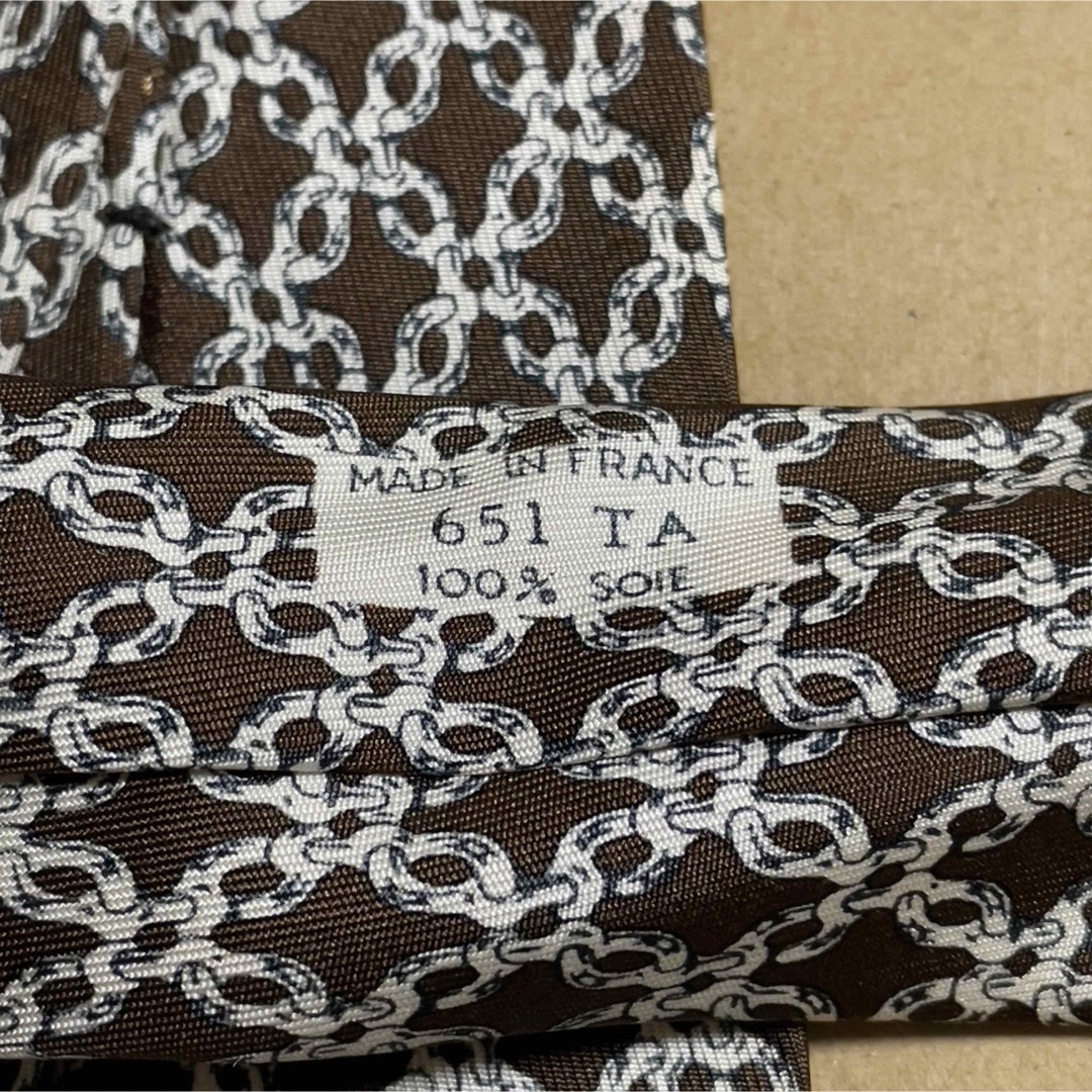 Hermes(エルメス)のHERMES エルメス ネクタイ　100silk フランス製  651TA メンズのファッション小物(ネクタイ)の商品写真