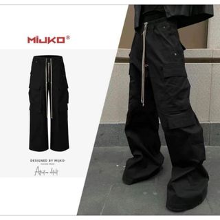 リックオウエンス(Rick Owens)のDOUBLE CARGO JUMBO ダブルカーゴジャンボベラスパンツmijko(ワークパンツ/カーゴパンツ)