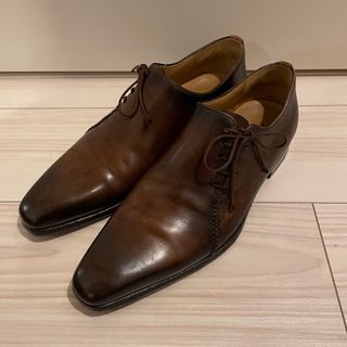 マグナーニ(MAGNANNI)のマグナーニ　MAGNANNI パティーヌ　革靴　サイドレース　ブラウン　39(ドレス/ビジネス)