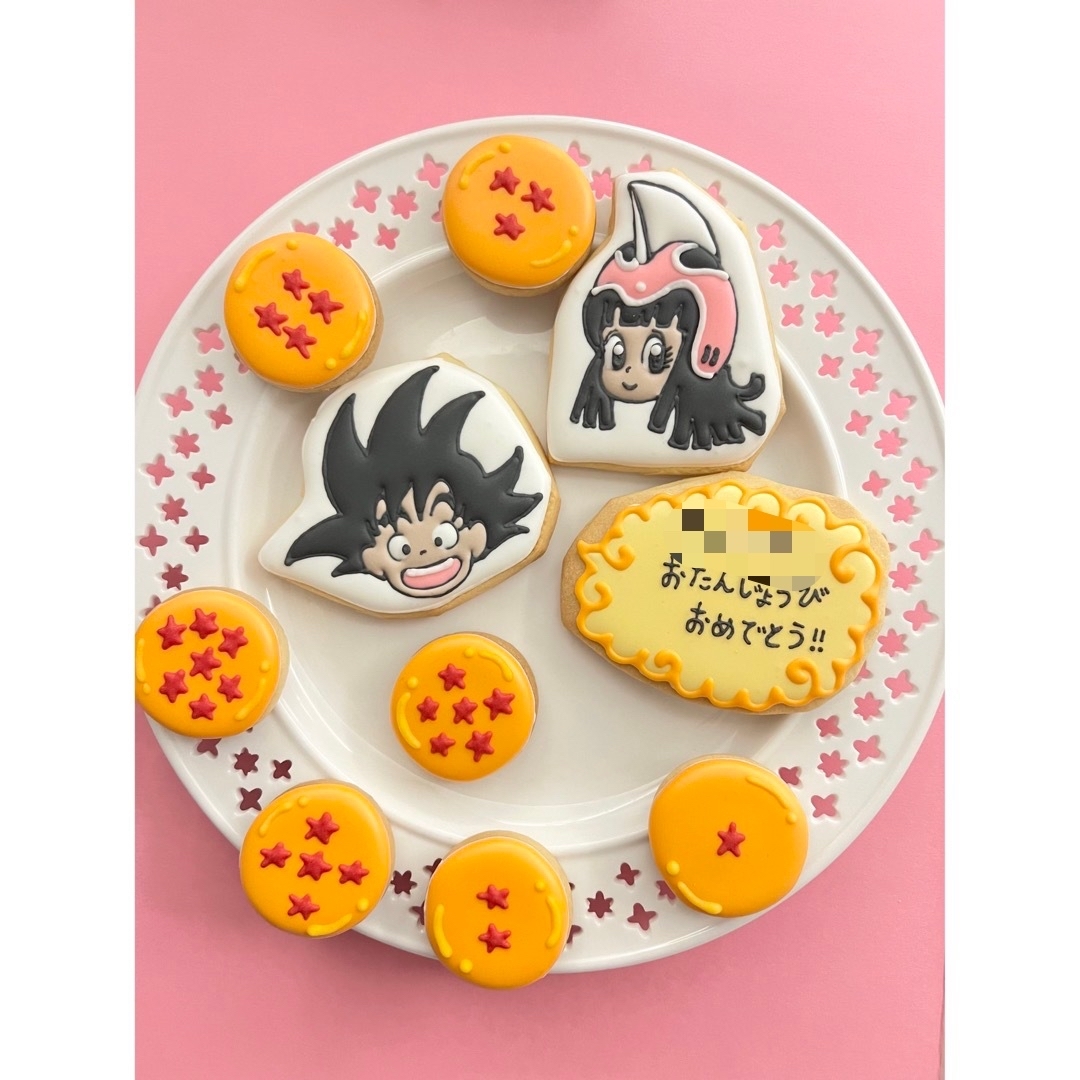ドラゴンボール アイシングクッキー 食品/飲料/酒の食品(菓子/デザート)の商品写真