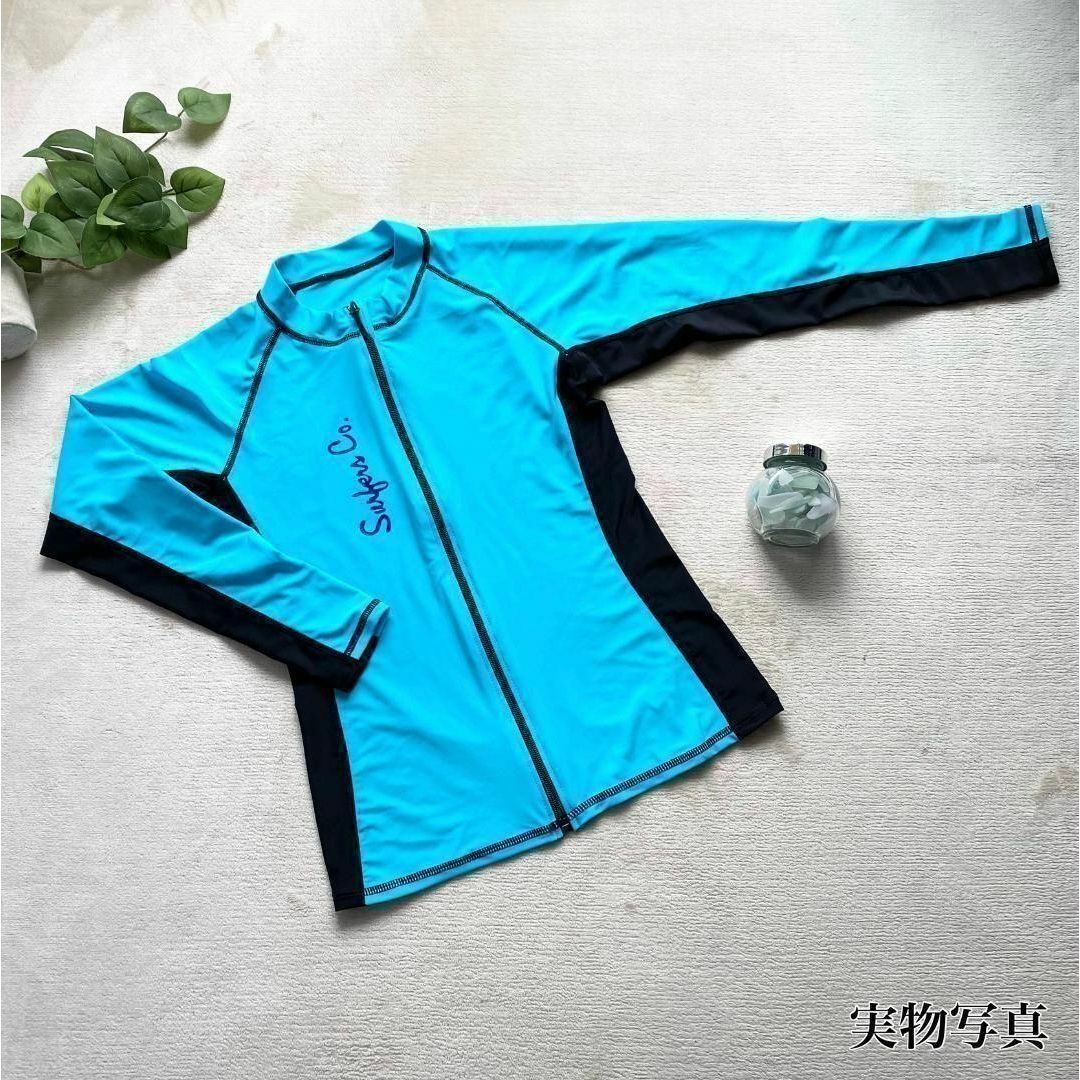 2XL ラッシュガード 水着 レディース 体型カバー タンキニ 韓国 セパレート レディースの水着/浴衣(水着)の商品写真