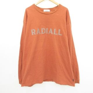 ラディアル(RADIALL)のラディアル  19AW Tシャツ カットソー 長袖 L オレンジ系 ■U90(Tシャツ/カットソー(七分/長袖))