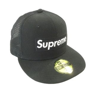 シュプリーム(Supreme)のシュプリーム ニューエラ ボックスロゴ メッシュ キャップ 7.5 黒 ブラック(その他)