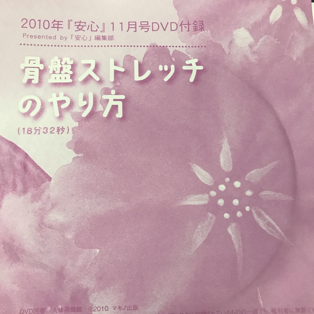 2010年安心11月号DVD付録 エンタメ/ホビーのDVD/ブルーレイ(趣味/実用)の商品写真