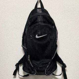 ナイキ(NIKE)の90s NIKE リュック メッシュ ナイキ デイパック ヴィンテージ 良好 黒(バッグパック/リュック)