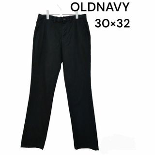 オールドネイビー(Old Navy)のOLDNAVY　30×32　コットンパンツ　ブラック　古着　ワークパンツ　チノ(その他)