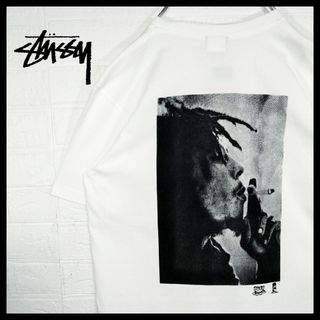 ステューシー(STUSSY)の【STUSSY】ボブ・マーリー コラボ　Tシャツ　白(Tシャツ/カットソー(半袖/袖なし))