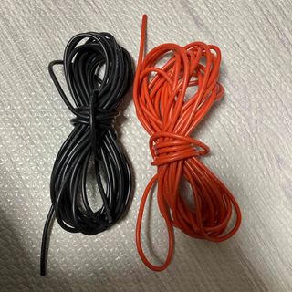 新品　シリコン銀コード16AWG 赤黒各4.5m(ホビーラジコン)