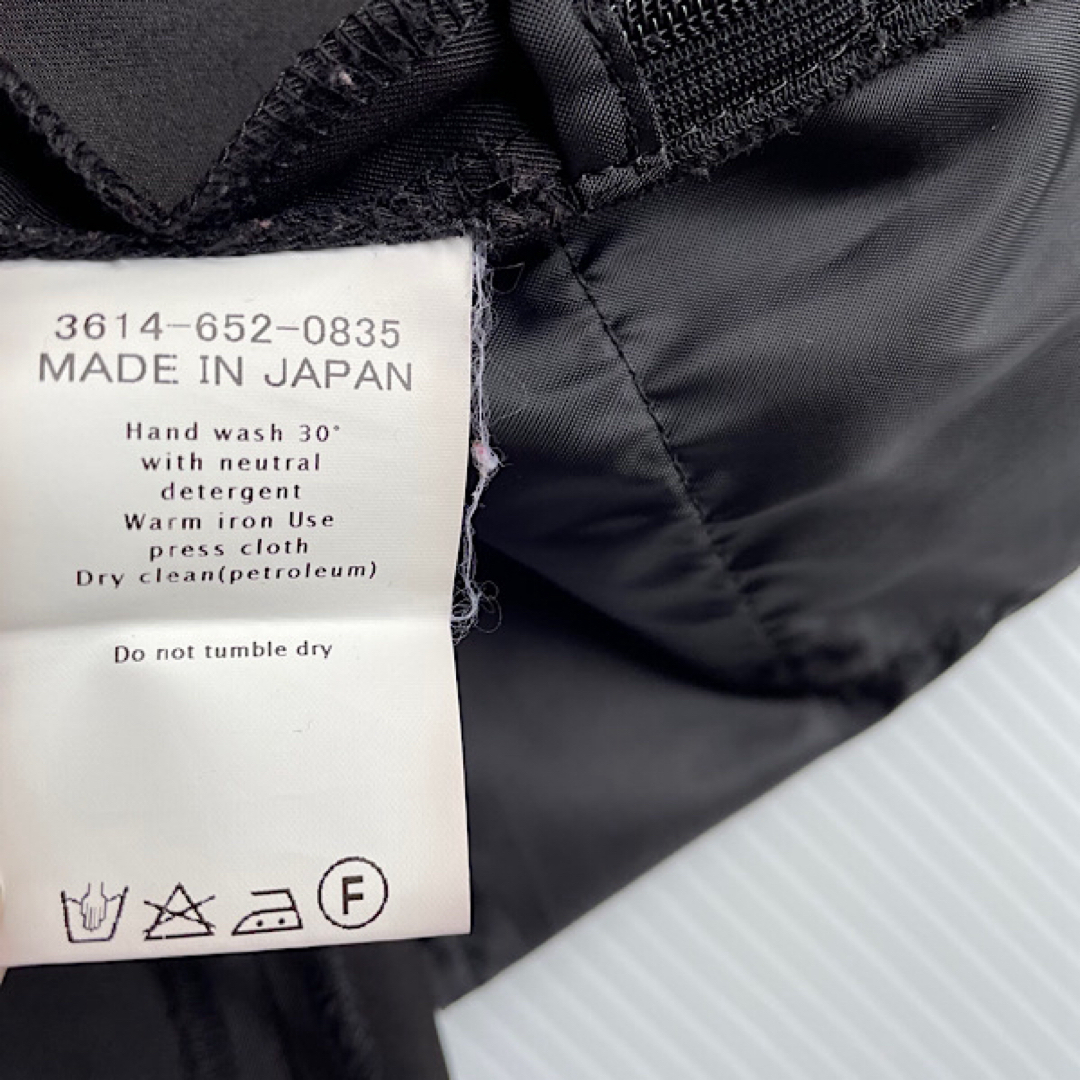 UNITED ARROWS green label relaxing(ユナイテッドアローズグリーンレーベルリラクシング)のユナイテッドアローズ　ワイドパンツ　クロップドパンツ　黒　ブラック　36 レディースのパンツ(カジュアルパンツ)の商品写真