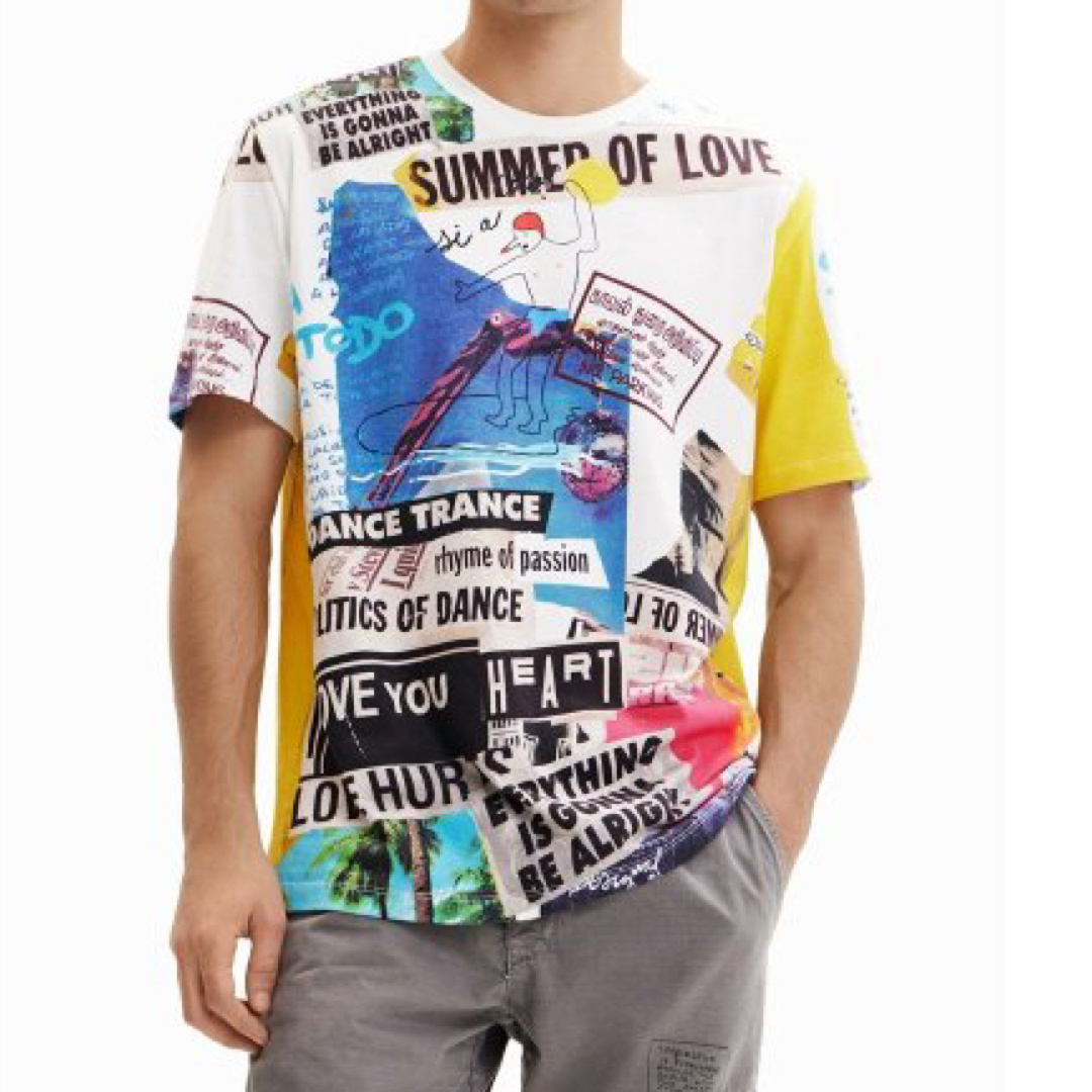 DESIGUAL(デシグアル)の新品✨タグ付き♪定価10,900円　デシグアル　Tシャツ　大特価‼️ メンズのトップス(Tシャツ/カットソー(半袖/袖なし))の商品写真