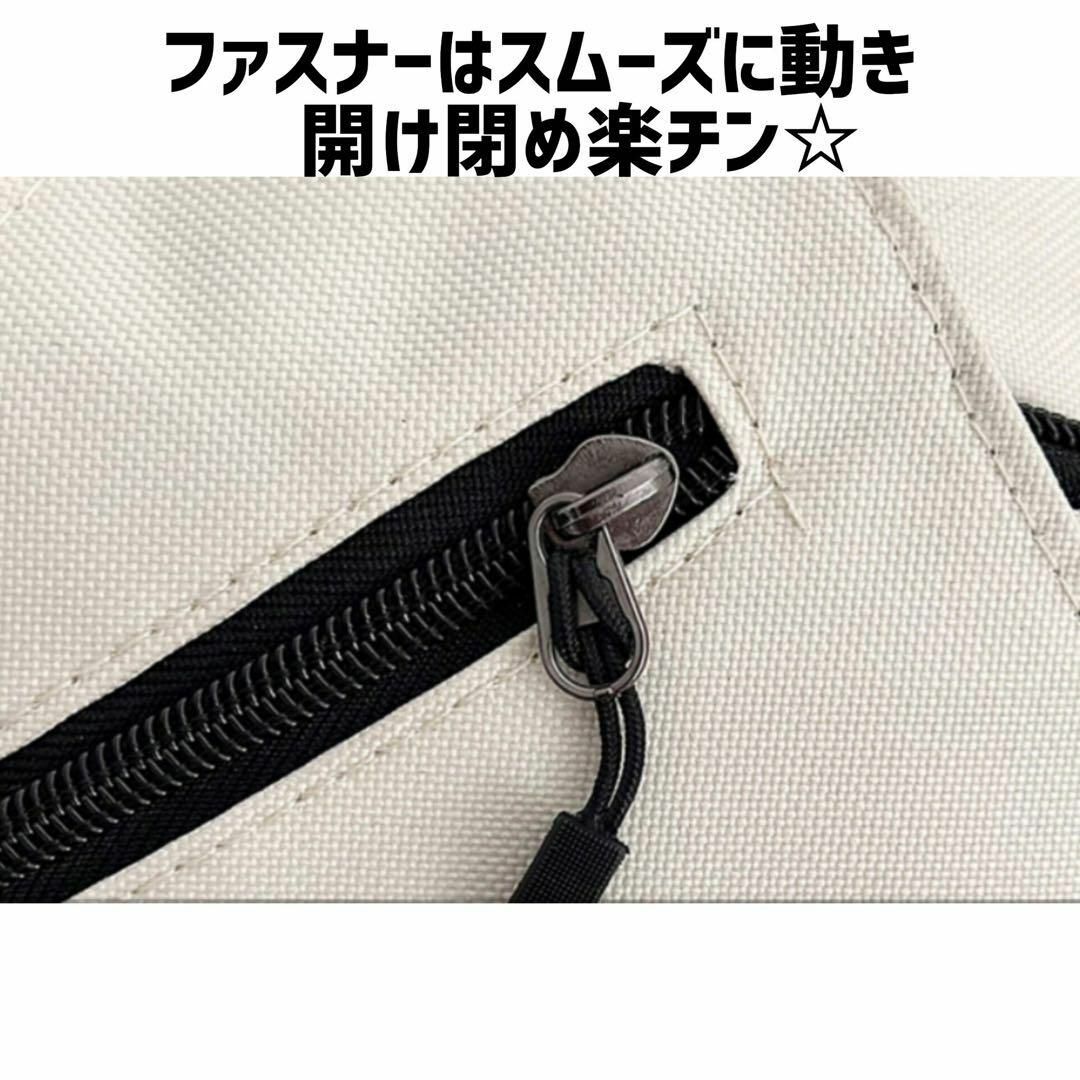 １つで３役！ボディバッグ　ホワイト Y311　リュック　バックパック メンズのバッグ(ボディーバッグ)の商品写真