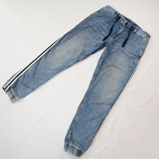 ペペジーンズ(Pepe Jeans)のペペジーンズ ジョガーデニムパンツ サイドライン リブパンツ W31 L相当(デニム/ジーンズ)