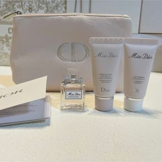 クリスチャンディオール(Christian Dior)の新品未使用　ミスディオール　香水　ポーチ　ハンドクリーム　ボディクリーム(ボディクリーム)