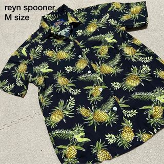 Reyn Spooner - アロハシャツ　レインスプーナー　パイナップル柄　レディースMサイズ　美品