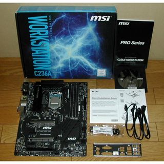 CPU付き　MSI　C236A WORKSTATION　LGA1151(PCパーツ)