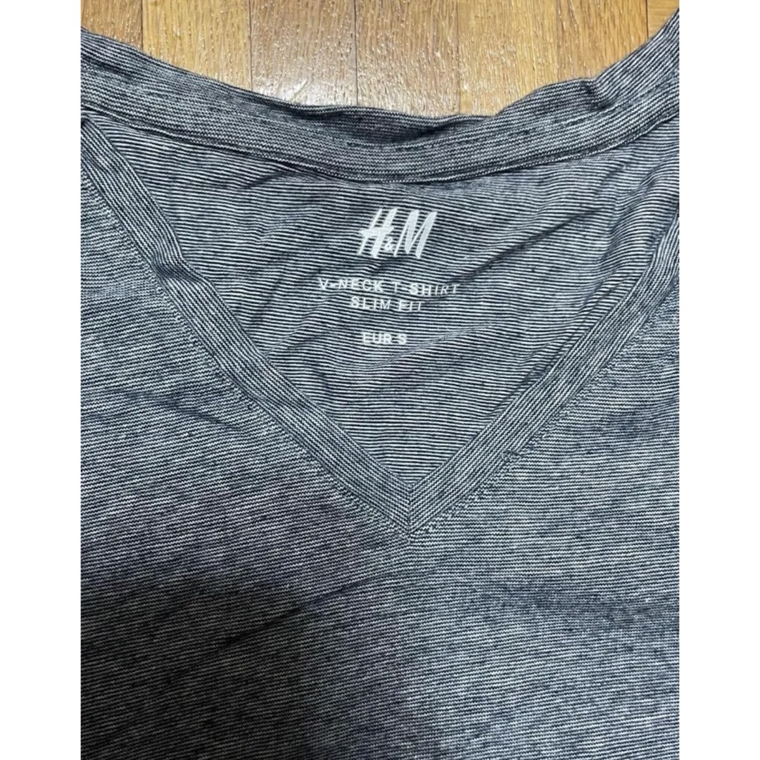 H&M(エイチアンドエム)のH&M Tシャツ ブラック Sサイズ メンズのトップス(Tシャツ/カットソー(半袖/袖なし))の商品写真