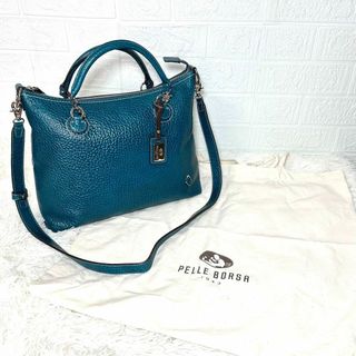 PELLE BORSA - 保存袋付★ペレボルサ　2wayショルダーバッグ　ハンドバッグ　レザー